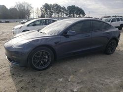 Salvage cars for sale at Loganville, GA auction: 2023 Tesla Model 3