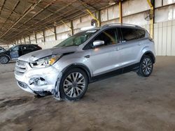 Salvage cars for sale at Phoenix, AZ auction: 2017 Ford Escape Titanium