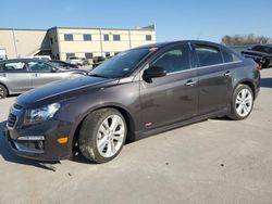 Salvage cars for sale at Wilmer, TX auction: 2015 Chevrolet Cruze LTZ