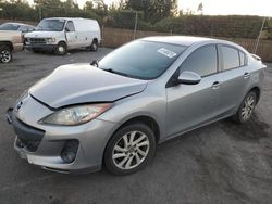 Salvage cars for sale at San Martin, CA auction: 2013 Mazda 3 I