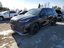 Salvage cars for sale at Bowmanville, ON auction: 2024 Toyota Highlander LE