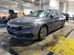 Honda salvage cars for sale: 2021 Honda Accord Hybrid EXL