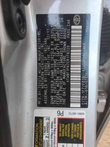 2012 Toyota Camry Base