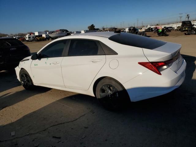 2022 Hyundai Elantra Blue