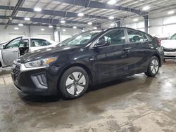 Salvage cars for sale from Copart Ham Lake, MN: 2020 Hyundai Ioniq Blue