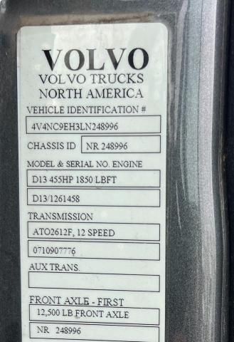 2020 Volvo VN VNL