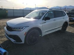 Salvage cars for sale at Magna, UT auction: 2022 Volkswagen Tiguan SE R-LINE Black