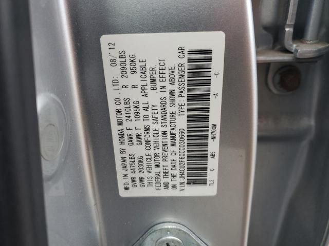 2012 Acura TSX Tech