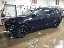 Salvage cars for sale from Copart Elgin, IL: 2024 Volkswagen Tiguan SE R-LINE Black