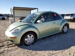 Salvage cars for sale at Amarillo, TX auction: 2009 Volkswagen New Beetle S