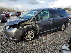 Salvage cars for sale at Hueytown, AL auction: 2011 Toyota Sienna XLE