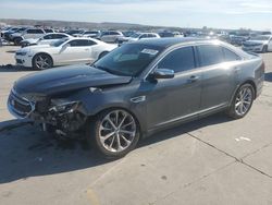 Salvage cars for sale at Grand Prairie, TX auction: 2016 Ford Taurus Limited