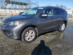 Salvage cars for sale at Spartanburg, SC auction: 2013 Honda CR-V EXL