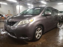 Toyota Sienna le salvage cars for sale: 2012 Toyota Sienna LE