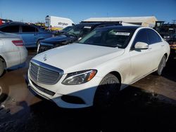 Salvage cars for sale at Brighton, CO auction: 2015 Mercedes-Benz C 300 4matic