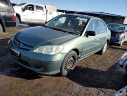 Salvage cars for sale at Brighton, CO auction: 2004 Honda Civic LX