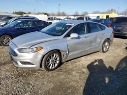 Salvage cars for sale at Sacramento, CA auction: 2017 Ford Fusion SE Hybrid