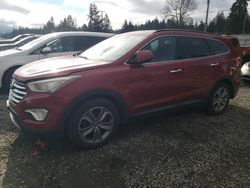 Salvage cars for sale at Graham, WA auction: 2015 Hyundai Santa FE GLS