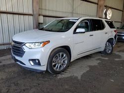 Salvage cars for sale at Houston, TX auction: 2018 Chevrolet Traverse Premier