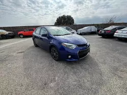 Salvage cars for sale at Grand Prairie, TX auction: 2015 Toyota Corolla L