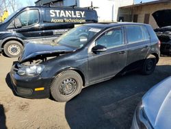 Salvage cars for sale at New Britain, CT auction: 2012 Volkswagen Golf