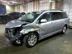 Salvage cars for sale from Copart Woodhaven, MI: 2011 Toyota Sienna XLE