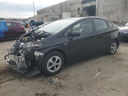 Salvage cars for sale at Fredericksburg, VA auction: 2015 Toyota Prius