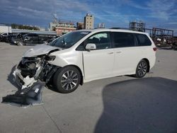 Salvage cars for sale at New Orleans, LA auction: 2019 Toyota Sienna XLE