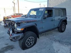 Salvage cars for sale at Sun Valley, CA auction: 2024 Jeep Wrangler Rubicon