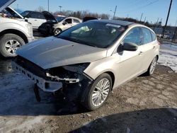 Salvage cars for sale from Copart Cleveland: 2017 Ford Focus Titanium