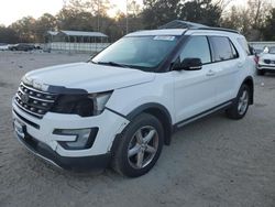 Salvage cars for sale at Savannah, GA auction: 2016 Ford Explorer XLT