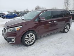 Vehiculos salvage en venta de Copart Ontario Auction, ON: 2015 KIA Sedona SXL