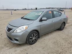 Salvage cars for sale at New Braunfels, TX auction: 2012 Nissan Versa S