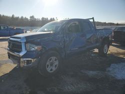 Salvage cars for sale at Windham, ME auction: 2014 Toyota Tundra Double Cab SR