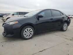 Salvage cars for sale at Grand Prairie, TX auction: 2017 Toyota Corolla L