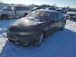 Salvage cars for sale at Kansas City, KS auction: 2016 Chevrolet Malibu LT