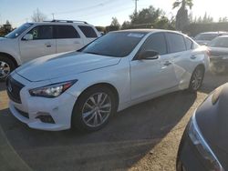 Salvage cars for sale at San Martin, CA auction: 2015 Infiniti Q50 Base