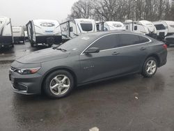 Salvage cars for sale at Glassboro, NJ auction: 2017 Chevrolet Malibu LS