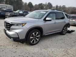 Salvage cars for sale at Mendon, MA auction: 2023 Honda Pilot Elite