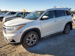 Salvage cars for sale at Houston, TX auction: 2015 Toyota Highlander XLE