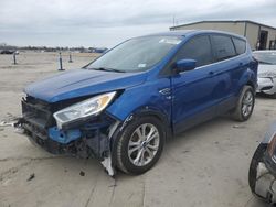 Salvage cars for sale from Copart Wilmer, TX: 2019 Ford Escape SE