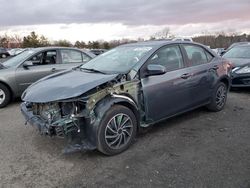 Salvage cars for sale at New Britain, CT auction: 2017 Toyota Corolla L