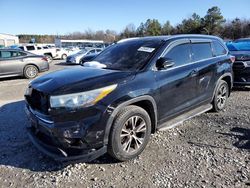 Salvage cars for sale at Memphis, TN auction: 2016 Toyota Highlander XLE