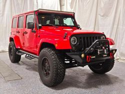 Salvage cars for sale from Copart Elgin, IL: 2016 Jeep Wrangler Unlimited Sahara