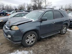 Salvage cars for sale at auction: 2006 Acura MDX Touring