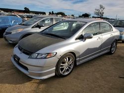 Honda salvage cars for sale: 2007 Honda Civic Hybrid