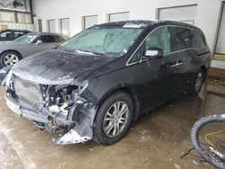 Salvage cars for sale at Chicago Heights, IL auction: 2012 Honda Odyssey EXL