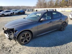 Alfa Romeo Giulia salvage cars for sale: 2017 Alfa Romeo Giulia TI Q4