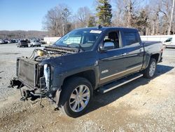 Salvage cars for sale at Concord, NC auction: 2017 Chevrolet Silverado K1500 High Country