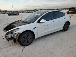 Salvage cars for sale at Arcadia, FL auction: 2023 Tesla Model 3